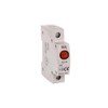 Kanlux Kli-r LED Lamp with Mains Detector Red Square DIN