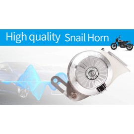 FARBIN Car Horn 3 Variable Sound Customized Electric Horn for Chrome Silver Digital12V