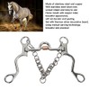 Pelham Horse bit, bocado de Cobre de Acero Inoxidable para
