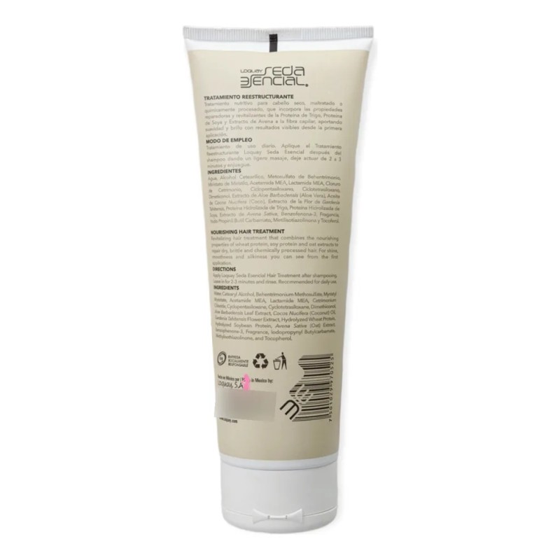 Seda Esencial Mascarilla Reestructurante De Cabello Loquay