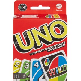 Mattel Games Mattel Games UNO Card Game, Multi, 8 x 3-3/4 x 81/100 in (42003)