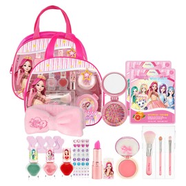 Little Bling Secret Jouju Star Goddess Children's Beauty Makeup Bag Set, 9 types, 2 sets / 리틀블링 시크릿쥬쥬 별의여신 어린이 뷰티화장 가방 세트, 9종, 2세트