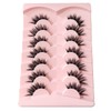 SY SHUYING Faux Mink Eyelashes 15mm with Clear Band, Fluffy
