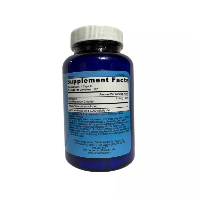 Good State ION-MAG Ionic Magnesium 120 Capsules by Good State