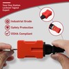 HiLKCO 4 Plug Lockout Device for Cords Electrical,Fits 2 and