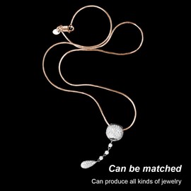 Milisten 15 m 2 mm Leather Cord Glitter Metallic Cord Rope with Roll Spool for DIY Necklace Bracelet Jewellery Making (Golden)