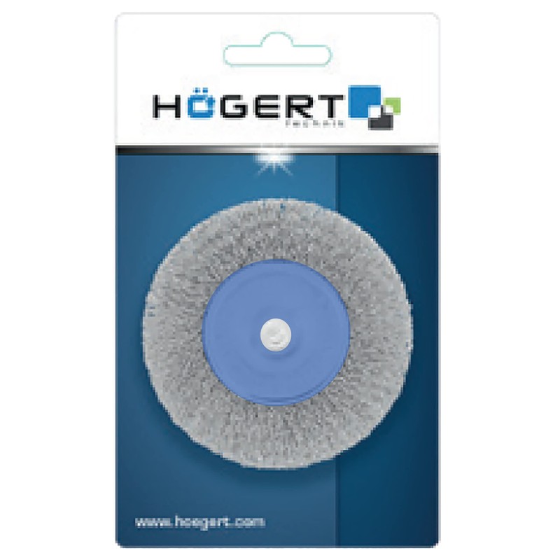Högert Technik - Scheibenbürste mit 100 mm Schaft I 0.3
