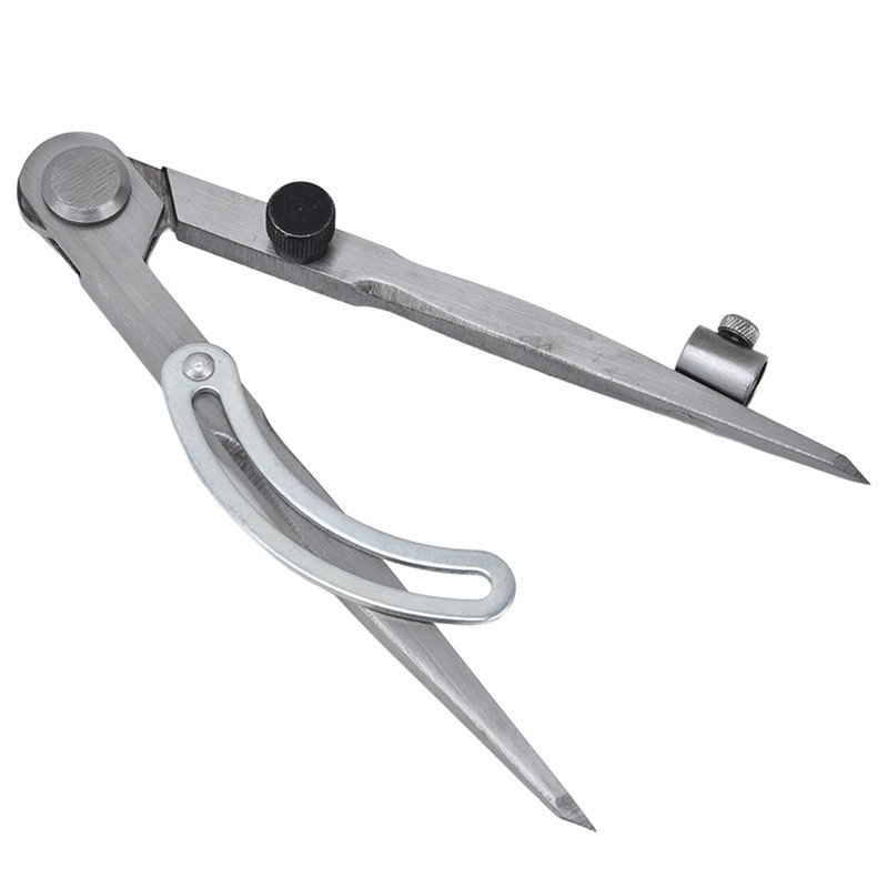 Wing Divider Gauge Carbon Steel Adjustable Angle Lockable Scribing Tool
