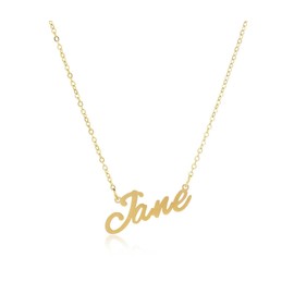 Name Necklaces made from Stainless Steel by Zotair (Jane Gold)