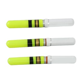SPYMINNPOO Pack of 3 Light Sticks Fishing, LED Light Stick, Cylindrical Fishing Light, Night Fishing, Swimmer, Tail Light, Stick, Luminous Swimmer, Tail Tools (Green)