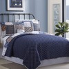 Amrapur Overseas Laura Quilt Set, Full/Queen, Navy/Rust