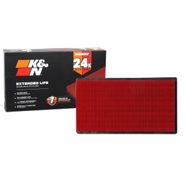 K&N Filtro de aire del motor: Filtro de aire de reemplazo de vida extendida de 38,000 kilómetros: Compatible con Ford/Lincoln/Mazda/Mercury 2007-2025: