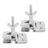IMCCZONY 2PCS Silk Screen Printing Metal Butterfly Frame Hinge Clamp