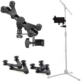 Hola! HM-MTH Microphone/Music Stand Tablet Holder - Fits MOST Tablets!