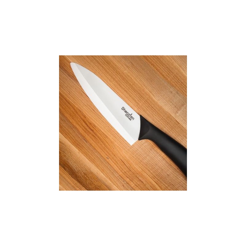 Shenzhen Knives White Ceramic 6 Inch Chef's Knife - Lightweight