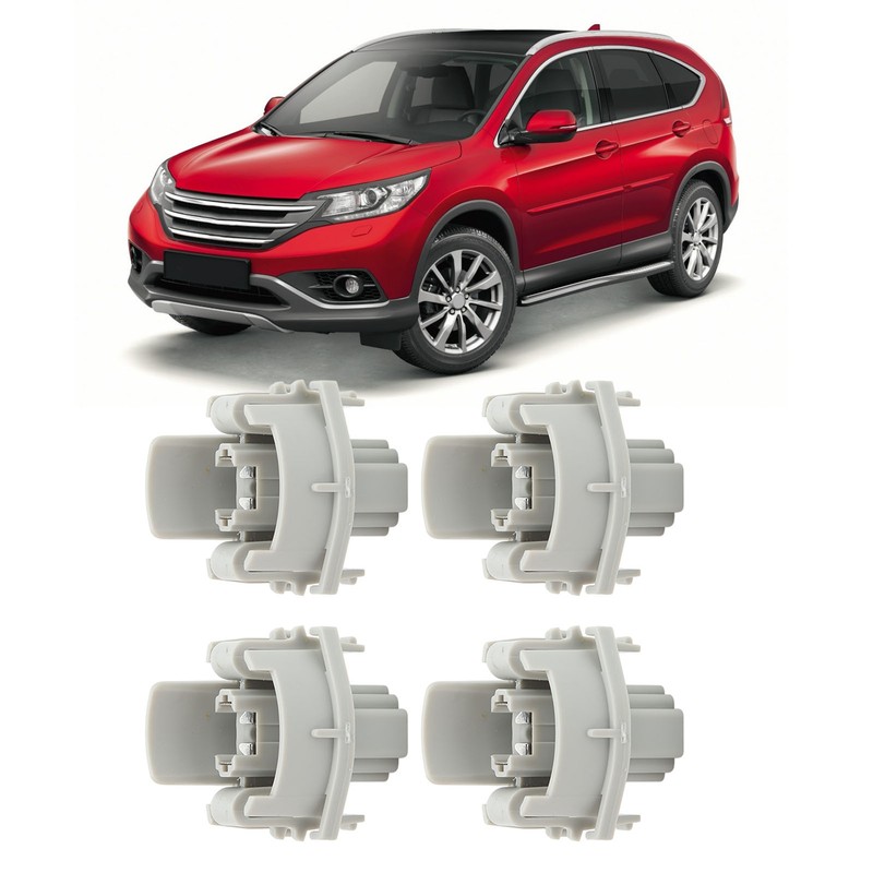 4 Pcs Brake Taillight Socket Bracket 34102 S60 003 License