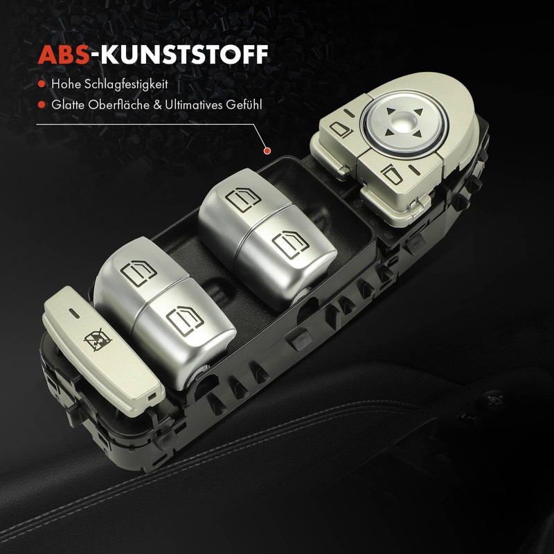 Frankberg Electric Window RegulatorSwitches Front Left Compatible with C-Class W205