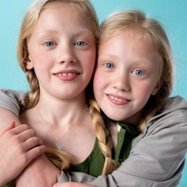 IEFUP Mothers Day Gifts for Sister, Sterling Sliver March Birthstone Aquamarine Necklace Jewelry Sister Necklaces Valentines Birthday Mothers Day Sisters Gifts from Sister Sister in Law Big Sister