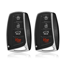 2 Keylessbest Replacement for 2015 2016 Hyundai Genesis Key Fob Remote Control SY5MDFNA433 4 Buttons 434MHz