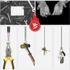 QaaJaa Pickup Tool, Magnetic Rod, Strong Magnet, Suction Strength: 16.5