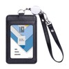 Wisdompro Pass Case, Commuter Pass Case, Reel, Vertical, Double-Sided, Employee