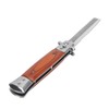 Switchblade Oil Hair Comb Stainless Steel Portable Automatic Spring Folding