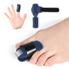 Articulated toe protector, foot support, big toe fixation band orthosis,