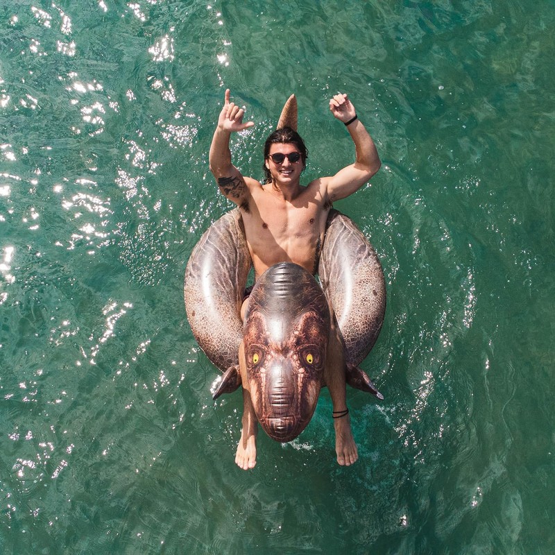 Poolcandy Inflatable 40" inch Animal Pool Tubes & Swim Rings