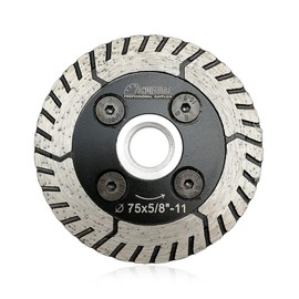 SHDIATOOL 3-Inch Diamond Cutting Blade, 75mm Turbo Disc for Cutting, Grinding & Sharpening Granite, Marble, Concrete & Brick – Multi-Function Design