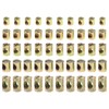 50PCS Barrel Bolts Slotted Nuts Fasteners for Cot Bed Desk