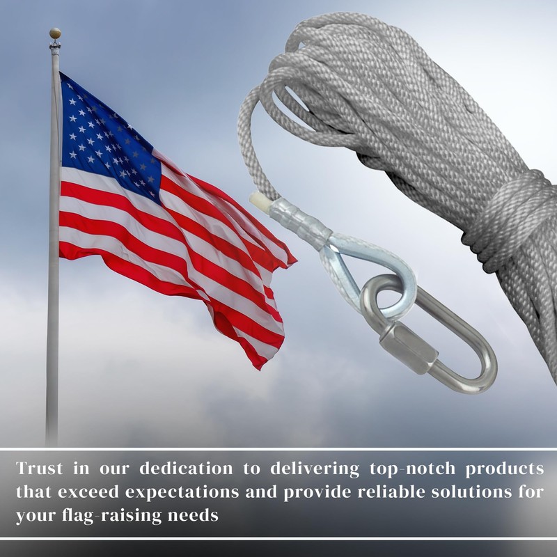 Super Tough Polypropylene Rope Crafted from Flag Halyard Line Designed