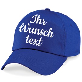 Deitert Cap, Baseball Cap Individually Embroidered with Name or Desired Text | 26 Colours to Choose From Royal Blue