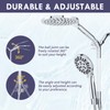 HOWUWEY Modern Dual Shower Head with Handheld Spray, 7.5" Rainfall