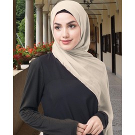 janisramone® Women's Premium Modal Hijab - Soft Cotton and Viscose Blend, Elegant and Versatile Head Scarf for Women, Perfect for Daily Wear, Prayer hijab, Suitable for All Occasions