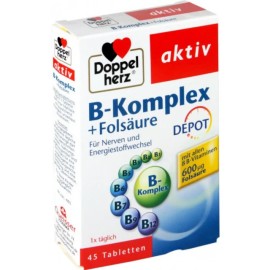 Doppelherz Supra Folic Acid + B Complex x 45 Tablets