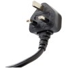 PRO ELEC - Extension Lead, 3 Socket, 2 Metres (Black)