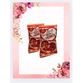 Jelly Bean Hearts, Valentine's Day Candy, 3.9 oz, Pack of 2