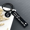 CINDYHE Drive Safe Keychain Gift for Boyfriend Valentines day I