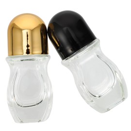 IWOWHERO 30ml Essential Oil Bottles Set Essential Oil Roller Refillable Leakproof Compact for Travel Home Use