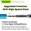 K Kwokker Upgraded Self Centering Drill Bit Set 1/4" Hex