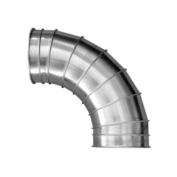 NORDFAB 8040400025 Round 30 Degree Elbow, 14 in Duct Dia,