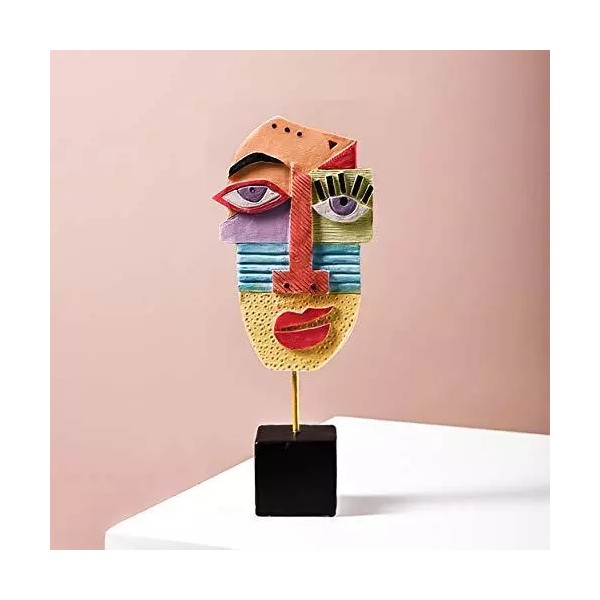 HCCMLOVE Wink - Handcrafted Statues Resin Abstract Sculpture for Home