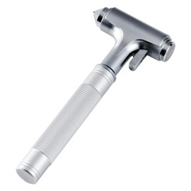 Seiwa IMP170 Emergency Escape Rescue Hammer for Cars, Glass Breaking, Seat Belt Cutter Included, TUV/GS Mark Certified, Car Supplies