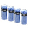 400 PCS/Pack Disposable Micro Applicator Brush Microbrushes Mutipurpose Regular(2.5mm) Blue