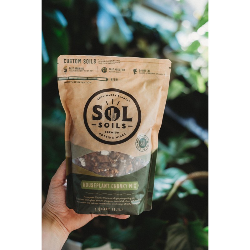 Sol Soils Houseplant Chunky Mix (1 Gallon)
