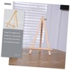 DOITOOL 2Pcs Wooden Mini Easels Small Art Display Stands for