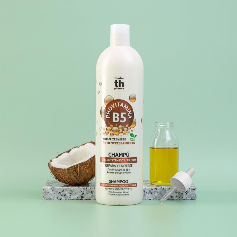 Thader Th Pharma Anti-Frizz-Shampoo mit Provitamin B5 und Kokos- und