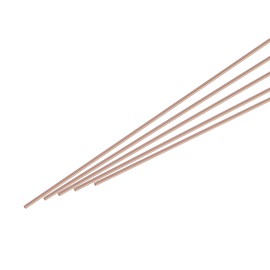 MECCANIXITY 5Pcs Copper Brazing Rods, Phosphor Copper Solder, Low Temperature Welding Stick 5/32"x20" for Copper Repair, Hvac Refrigerator