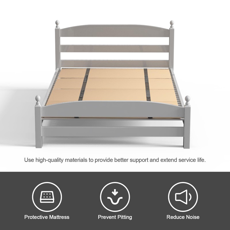 Imperius Mattress Support Wooden Bunkie Board/Bed Slats/Queen Bed Board Under