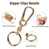 Zipper Clips Anti Theft, 6 Pcs Zipper Locks for Backpacks,